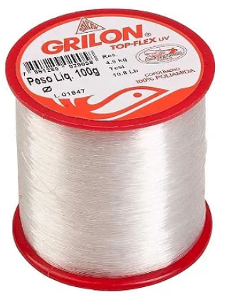 Linha Nylon Pesca Grilon Carretel Flexível, Macia, Resistente Com 100 Gramas 0,20 0,25 0,30 0,35 0,40 0,45 0,50 mm