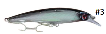 Isca Artificial Sahara HB 117 Mini Meia Água Flutuante 11,9 cm 13g Várias Cores