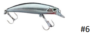 Isca Artificial Sahara HB 153 / 8277 Mini Meia Água Flutuante 16,5 cm 5g Várias Cores