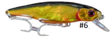 Isca Artificial Sahara HB 186 Mini Meia Água Flutuante 8 cm 8g Várias Cores