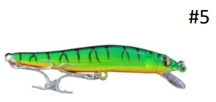 Isca Artificial Sahara HB 187 Mini Meia Água Flutuante 8,5 cm 4,5g Várias Cores