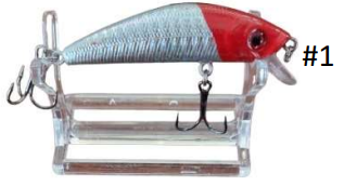 Isca Artificial Sahara HB 112 Mini Meia Água Flutuante 7 cm 8g Várias Cores