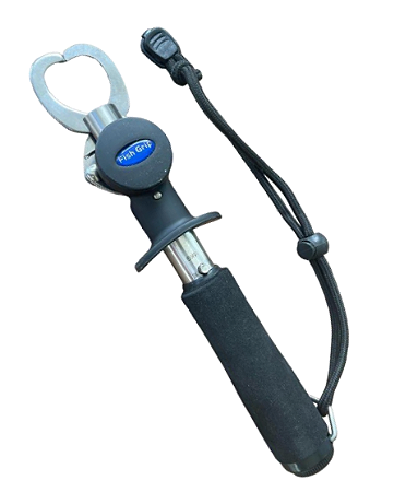 Alicate Multi-função de Pesca 3 em 1 Fita métrica 1 metro Balança 15 kg Corpo em aço inox 24 cm