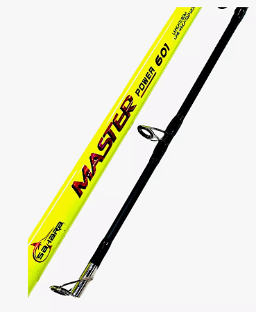 Vara para Molinete Sahara Master Power 601 Vidro Maciça 1,80 Metros 1 Parte (inteiriça) 20-40 á 60-120 Libras