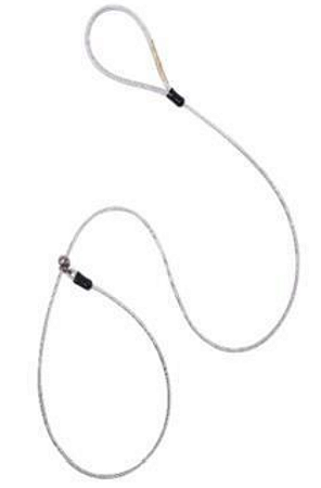 Guia com coleira Alça em PVC 4 mm 0,70 á 1,80 Metros Cachorro Grande Porte Reforçada Anti Puxão