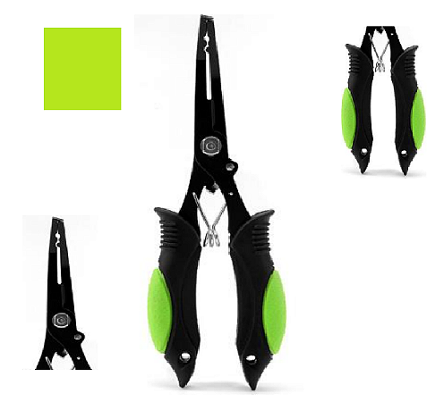 Alicate Corta Cabo Modelo FP-838 Aço inoxidável 98 Gramas 18 cm Cor: Verde, Vermelho e Azu