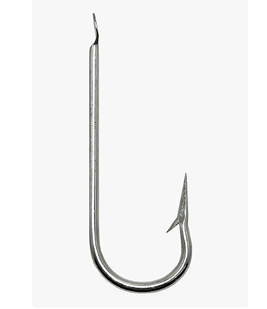 Anzol Modelo 65732 Chapa ou Cara Certa Chapinha Patinha Profissional CX c/ 100 unidades Aço Carbono Sahara Nº 18 ao 06