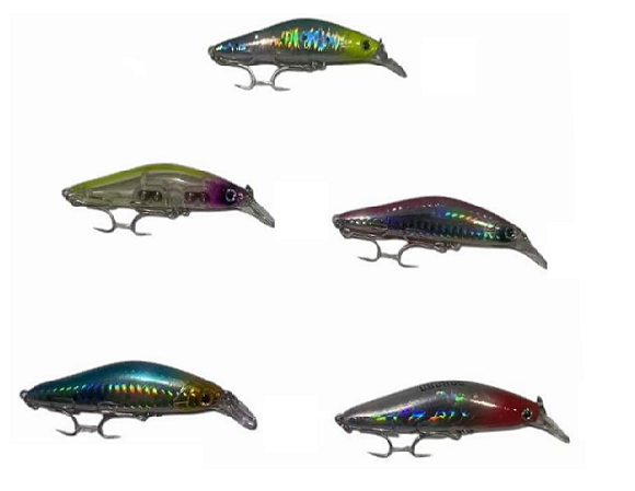 Isca Artificial Sahara HB-138 Meia Água 9,5 cm 13 g Várias Cores
