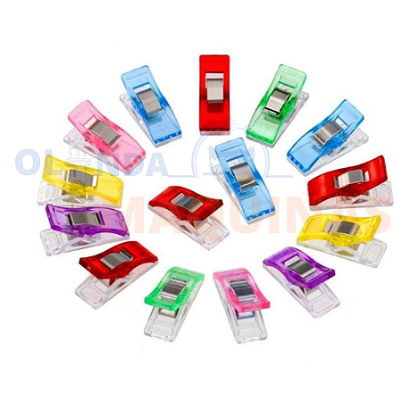 Mini Prendedor Patchwork Plásticos Pequenos Colorido - Lanmax