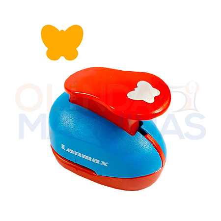 Cortador Perfurador De Papel e EVA - 1,6cm 16mm - BORBOLETA