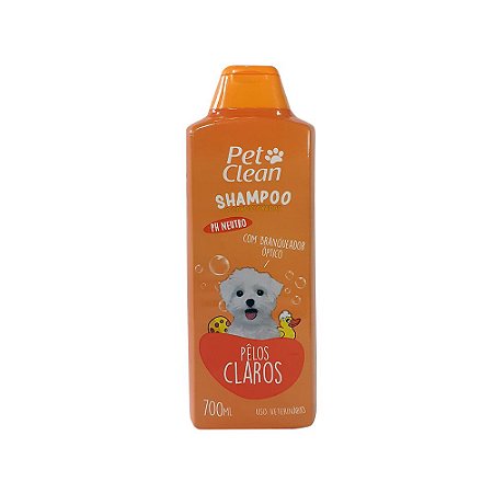 Shampoo e Condicionador Pet Clean Pelos Claros 700ML