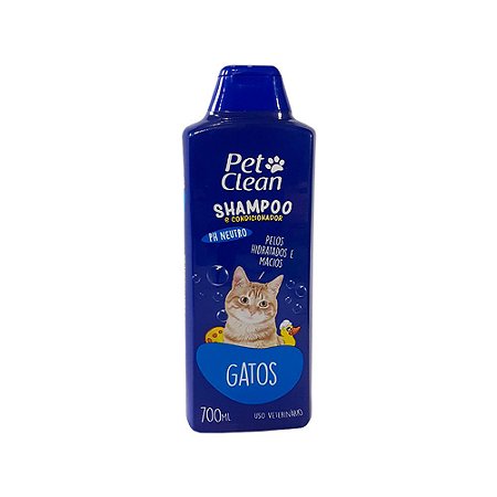 Shampoo e Condicionador Pet Clean Gatos 700ML