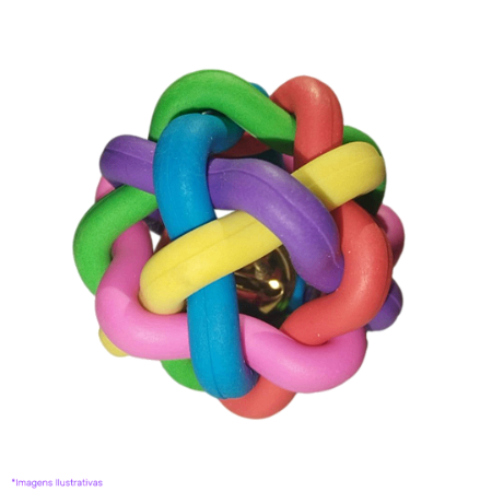 Bola Trançada com Sino Interno