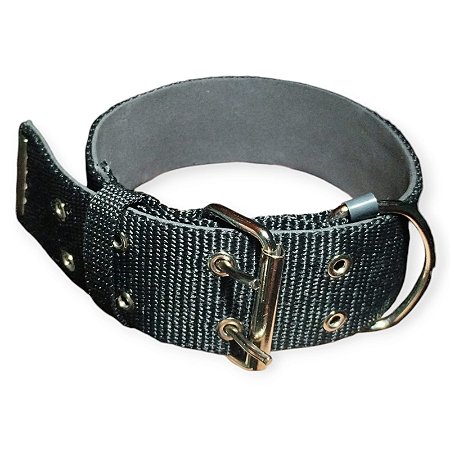 Coleira Nylon com Fivela Dupla
