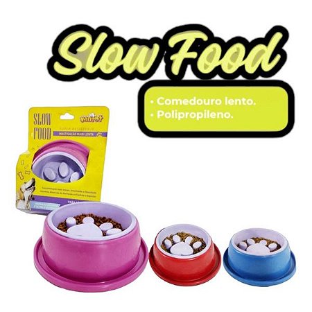 Comedouro Lento Educativo 800ML