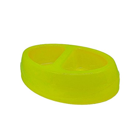 Comedouro Duplo Neon 1000ML