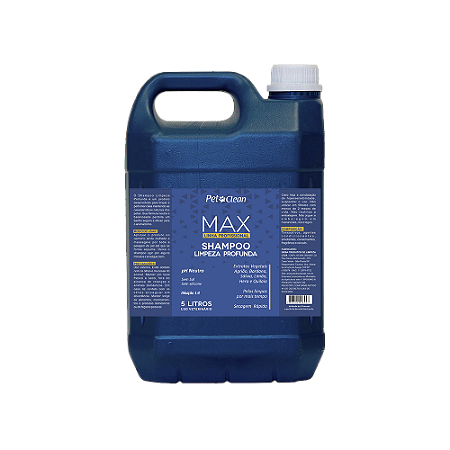 Shampoo Max Care Profissional Limp. Profunda 5L