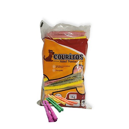 Osso Palito Mastigável Para Cães - Colorido