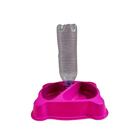 Comedouro Duplo Garrafa 500ML