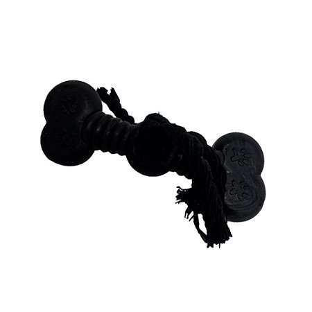 Osso Chiclete Preto Corda