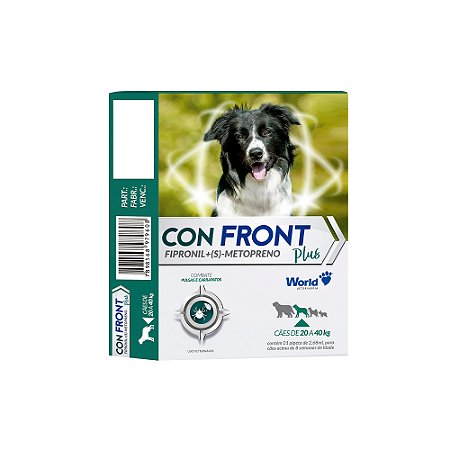 Antiparasitário Confront Plus - 20 a 40 kg