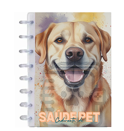 Caderneta de Saúde Pet - 001 - Labrador Amarelo