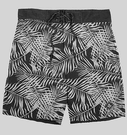 Bermuda Praia Surf Masculina Elastano Palm WSS Brasil Diamond