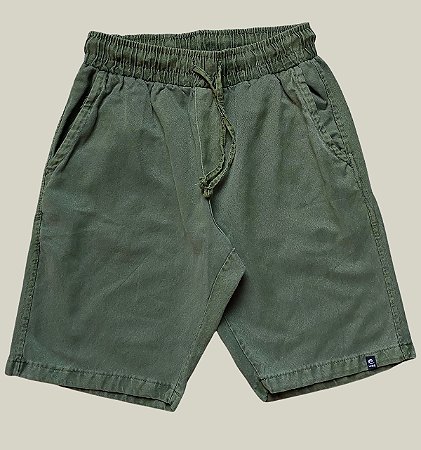 Bermuda Sarja Masculina Verde WSS Brasil Basic