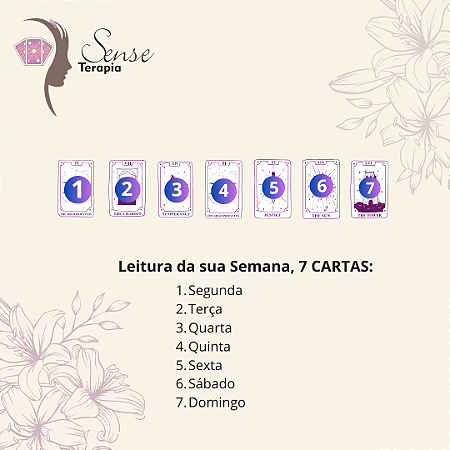 Leitura de Tarô - Semanal 7 dias