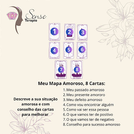 Leitura de Tarô - Meu mapa amoroso