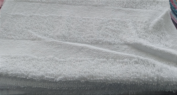 Toalha de Mão Branca Diamante