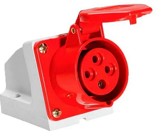 TOMADA INDUSTRIAL SOB 16A 3P+T 380V/440V VM 6H