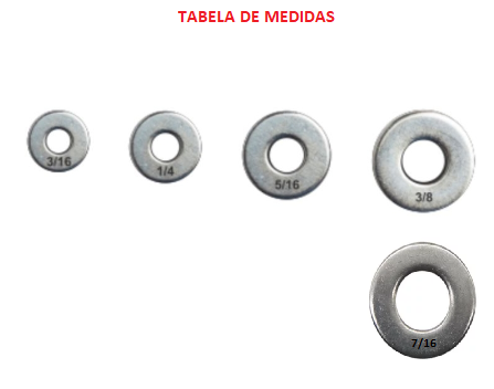 ARRUELA LISA 7/16''