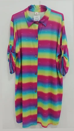 BLUSÃO BOTÃO UV, REF: 081