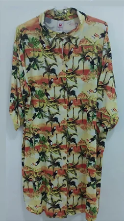 BLUSÃO BOTÃO UV, REF: 081