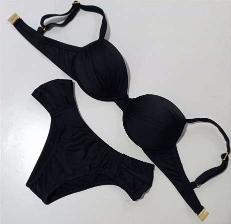 Biquíni Adulto com Bojo Drapeado e Alças Ajustáveis