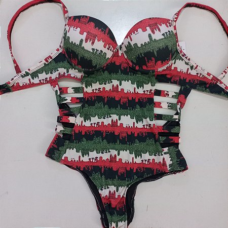 MAIÔ COM BOJO TIRAS LATERAIS, REF:1025