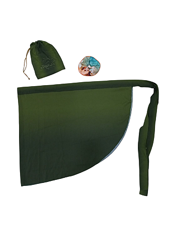 Combo Verão Pareo curto + scrunchie (rabicó) + bolsinha