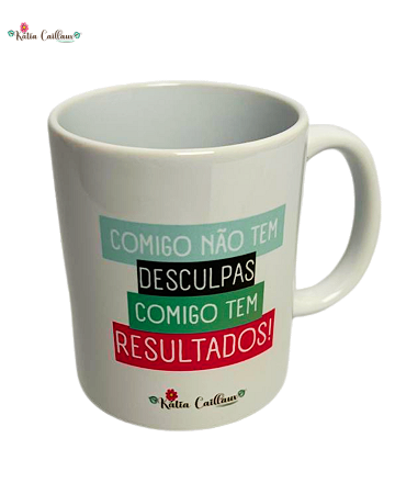 Caneca em Porcelana Kátia Caillaux®