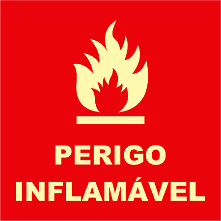 Placa Perigo Inflamável – PI