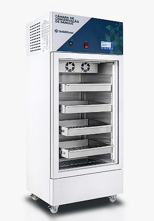 Refrigerador/Câmara refrigerada 2 a 8°C de 280 litros para vacinas, medicamentos, bolsas de sangue e termolábeis