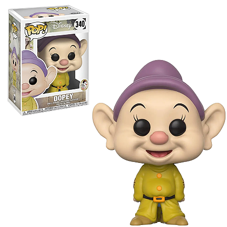 Funko Pop Dopey 340 Dunga Branca de Neve e os 7 Anões Disney