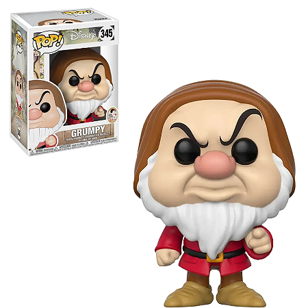 Funko Pop Grumpy 345 Zangado Branca de Neve 7 Anões Disney