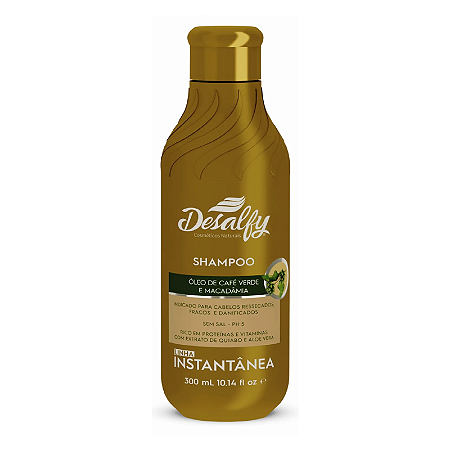 Desalfy Shampoo Linha Instantânea Óleo Café Verde 300ml