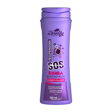 Desalfy Condicionador Linha Recuperadora SOS Bomba 300ml
