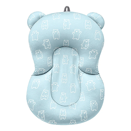 Buba Almofada de Banho para Bebê Ursinho Azul