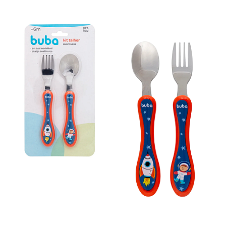 Buba Kit Talheres Aventuras Astronauta