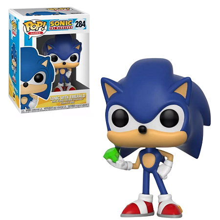 Funko Pop Sonic with Emerald 284 Sonic The Hedgehog Games