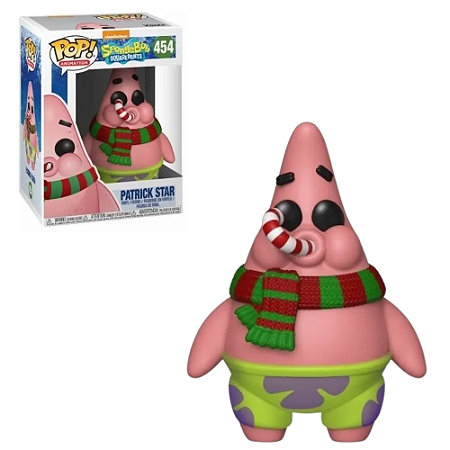 Funko Pop Patrick Star 454 Holiday Natal Bob Esponja