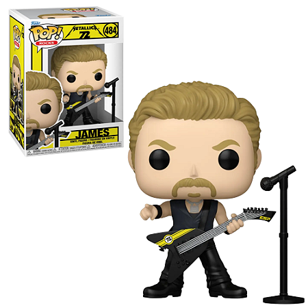 Funko Pop James 484 Hetfield Rock Metallica